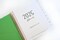 2025 Planner - Horizontal Layout, Spiral Bound - "Tropical Greens" (#111)